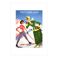 Skiing in Switzerland (Print Only)