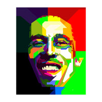 Bob Marley Reggae Icon Pop Art WPAP (Print Only)