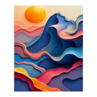 Sunset Over the Reef (Print Only)