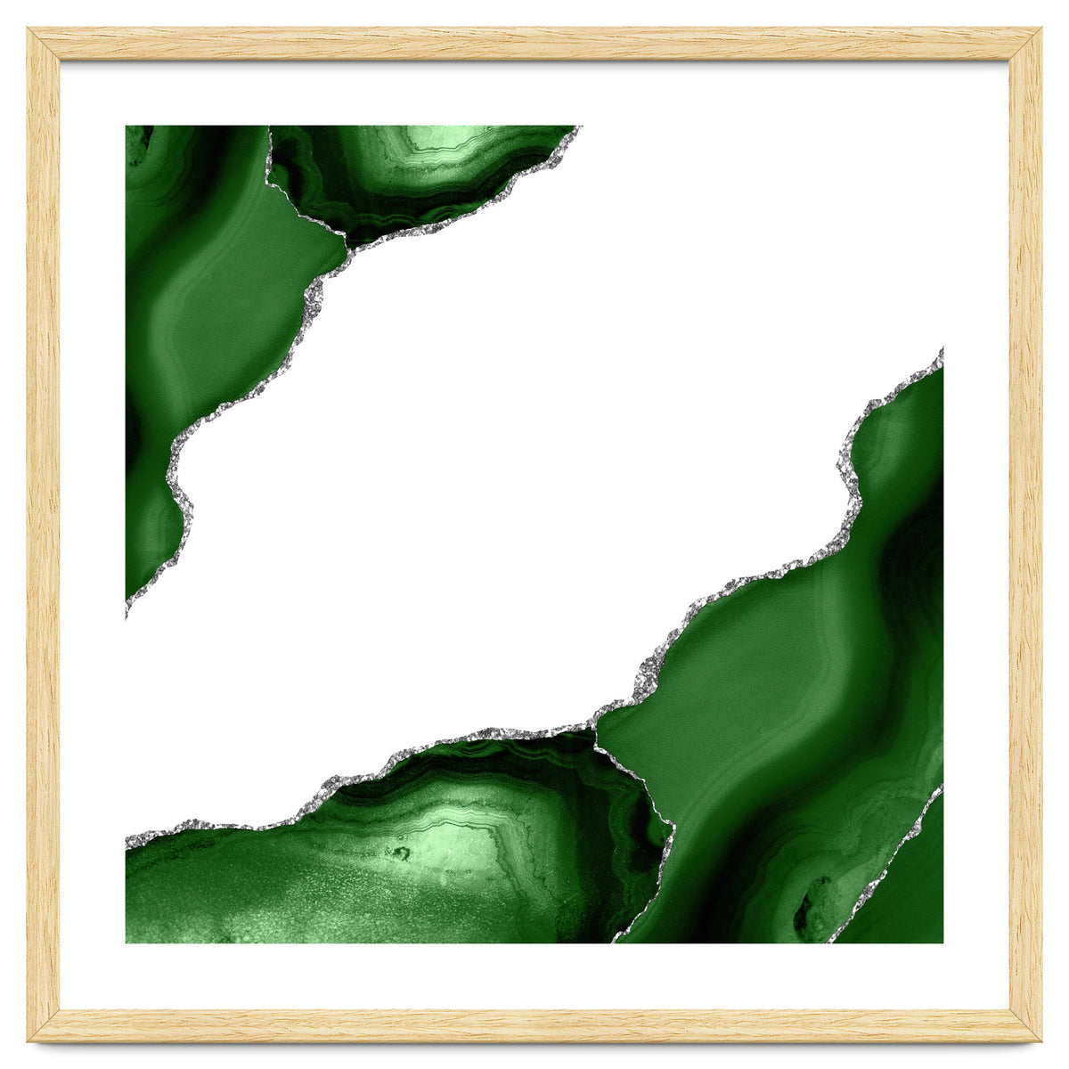 Green & Silver Agate Texture 16