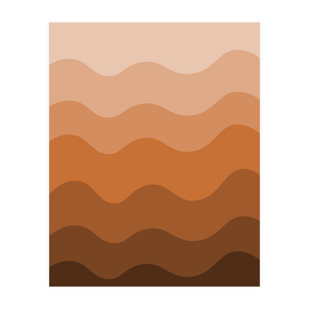 Brown gradient design  (Print Only)