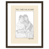Two Venetian Women – Eugene de Blaas (ascii art) thumbnail
