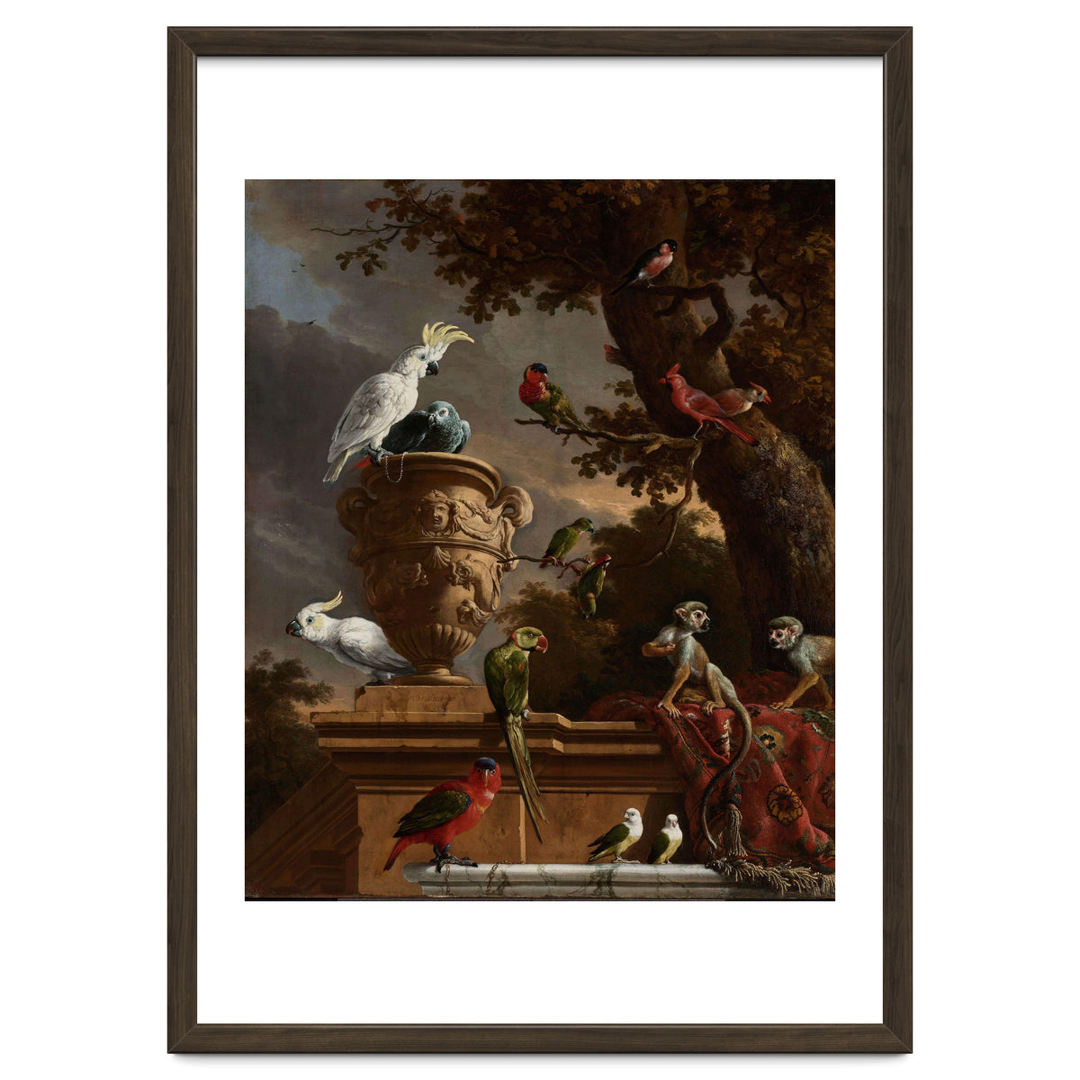 The Menagerie. The Managerie. Dating: c. 1690. Measurements: h 135 cm × w 116.5 cm.