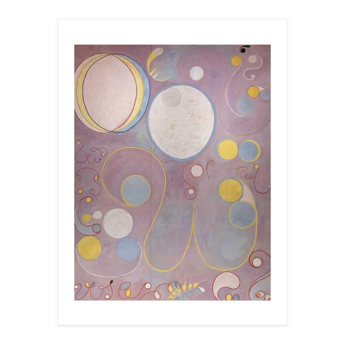 Hilma af Klint - The Ten Largest No 8 Adulthood Abstract Spiritual Geometry Art (Print Only)