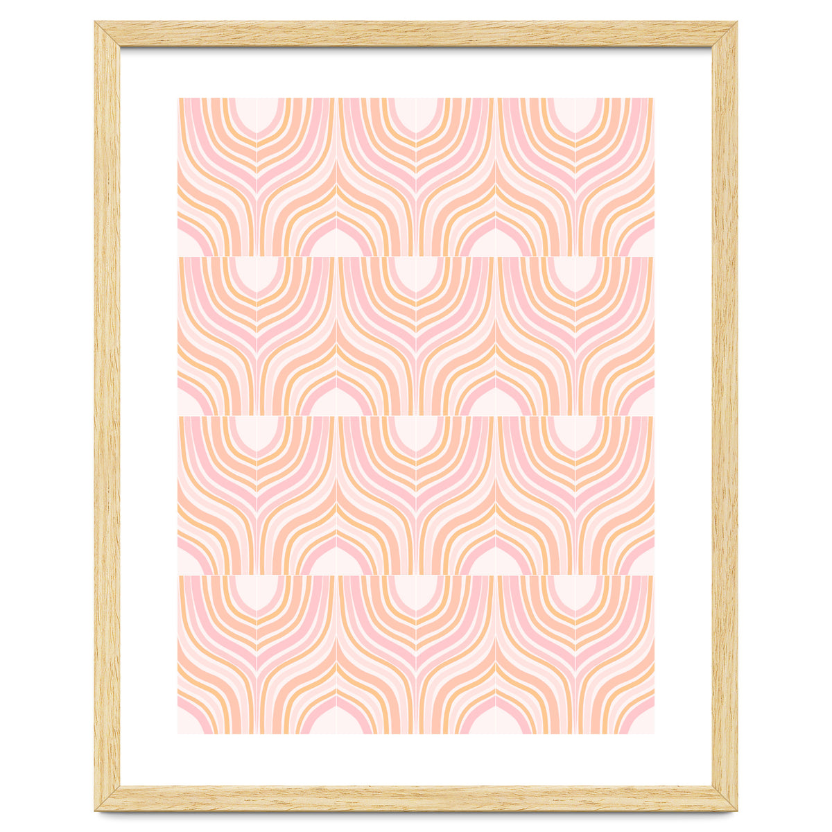 Peachy Marbeling Tiles