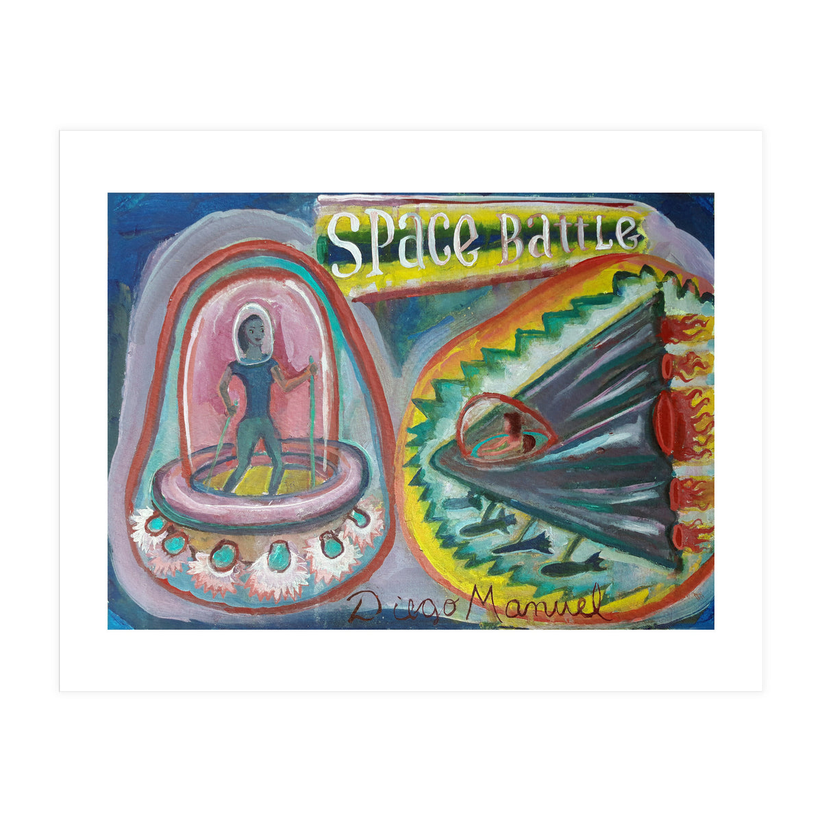 Space Battle (Print Only)