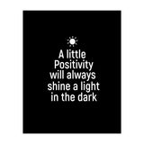 A little positivity will always shine a light in the dark  (Print Only) thumbnail