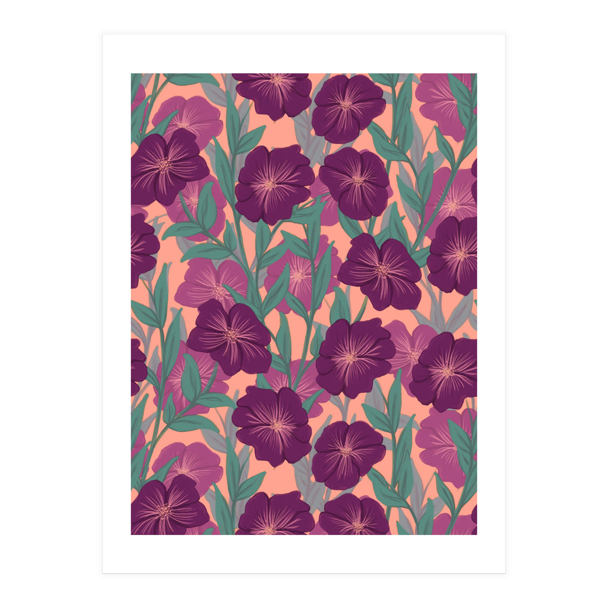 Bold Bloom Purple (Print Only)