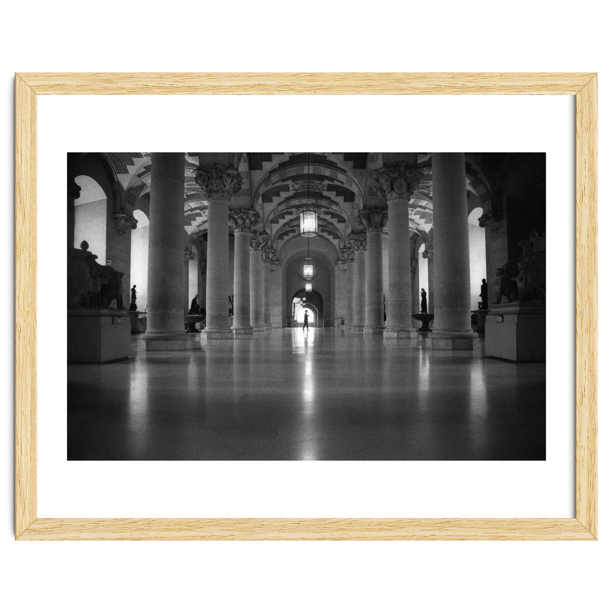 Lost inside the Louvre