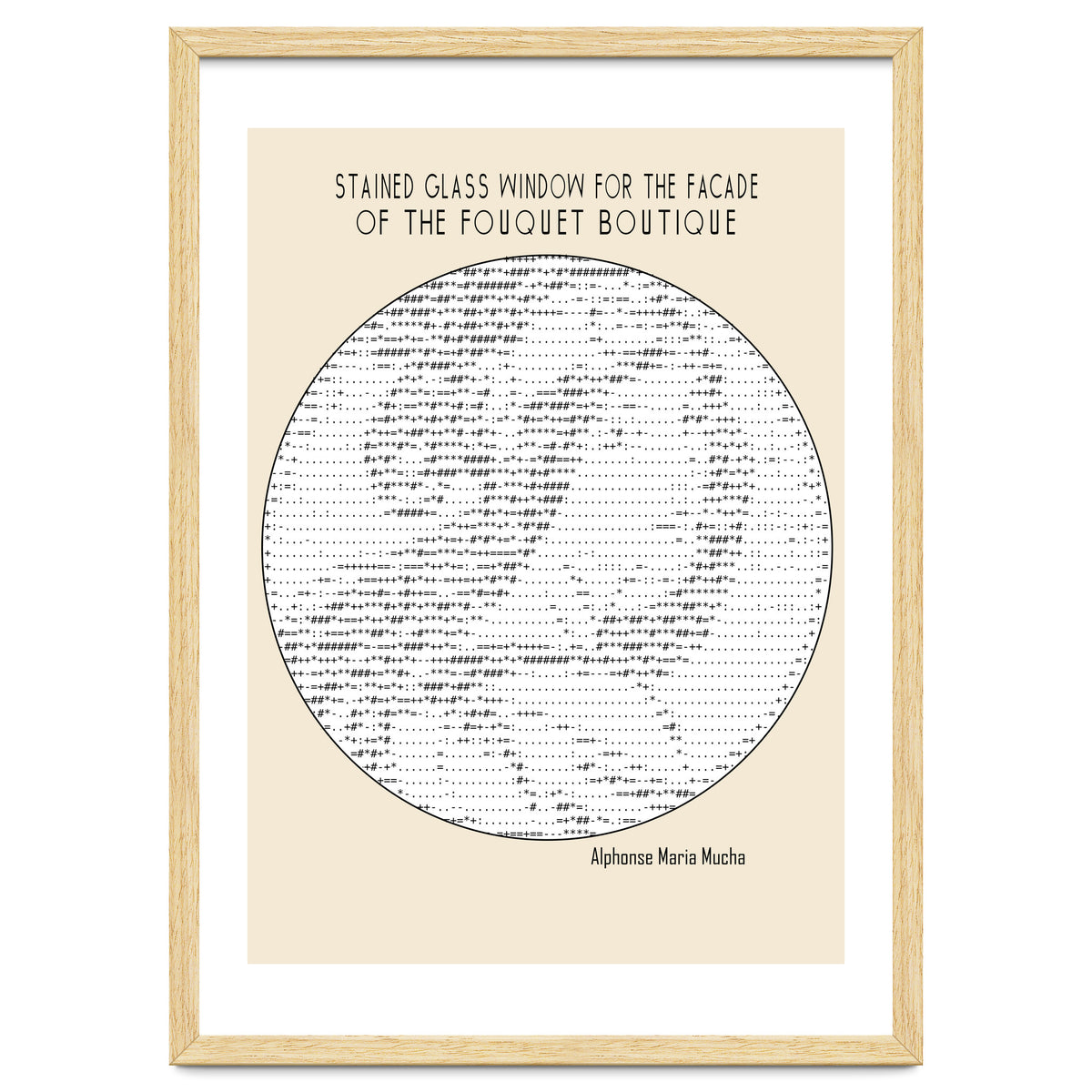 Stained Glass Window (ascii Art)