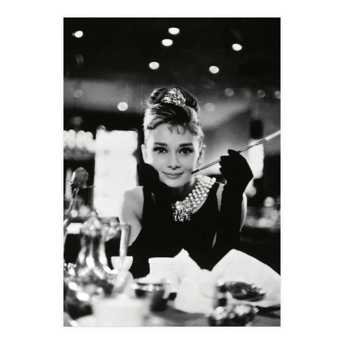 AUDREY HEPBURN in BREAKFAST AT TIFFANY'S (1961), directed by BLAKE EDWARDS. (Print Only)
