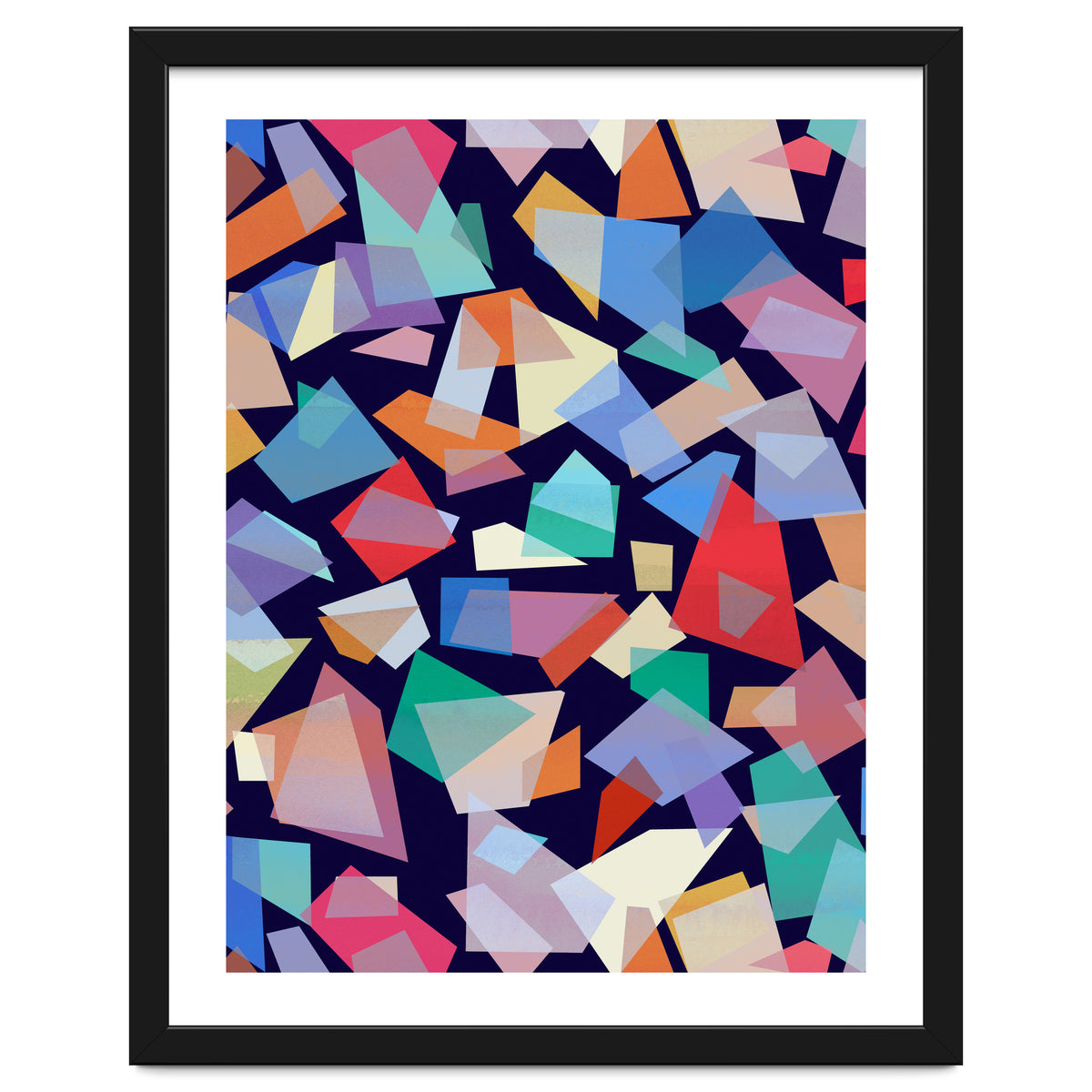 Geometric Squares Collage