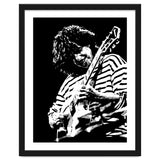 Pat Metheny American Jazz Guitarist Legend in Monochrome 3 thumbnail
