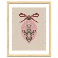 Christmas Floral Globe