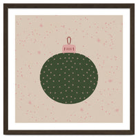 Christmas globe with snowflakes