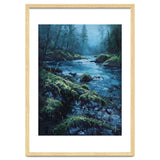The Cerulean Current: A Whispering Flow Through the Moss thumbnail