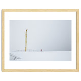 Construction Crane in the Winter Seascape thumbnail