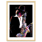 Gato Barbieri  Argentine Jazz Saxophonist Colorful Art thumbnail