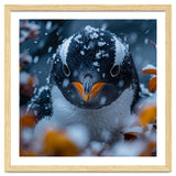 Close Up Of A Gentoo Penguin In The Snow thumbnail