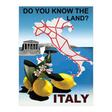 Italy Map (Print Only) thumbnail