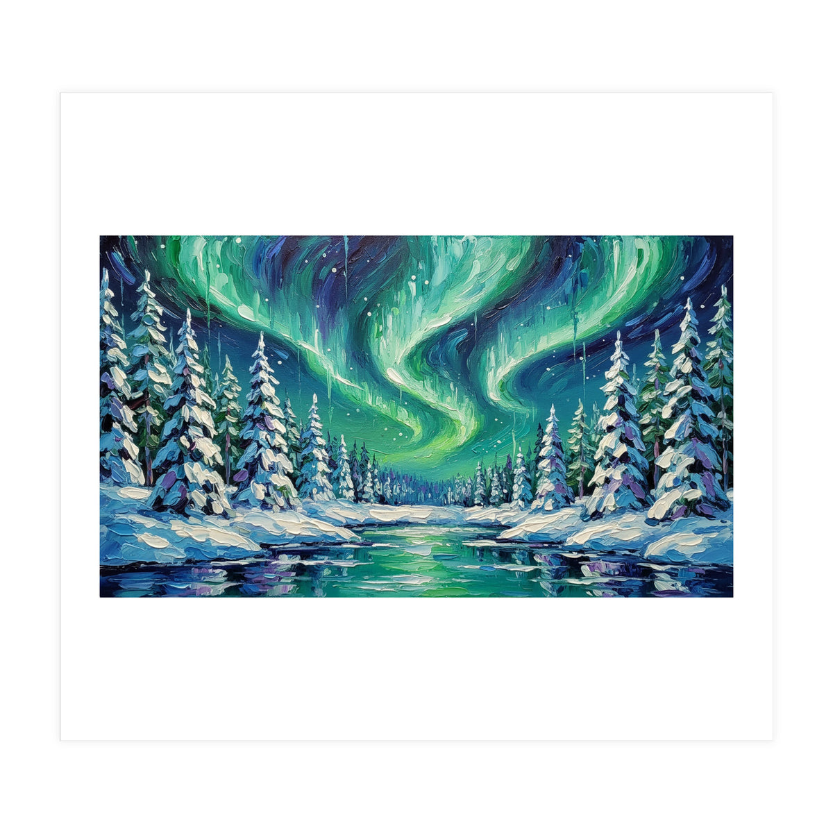 Ethereal Aurora Borealis (Print Only)