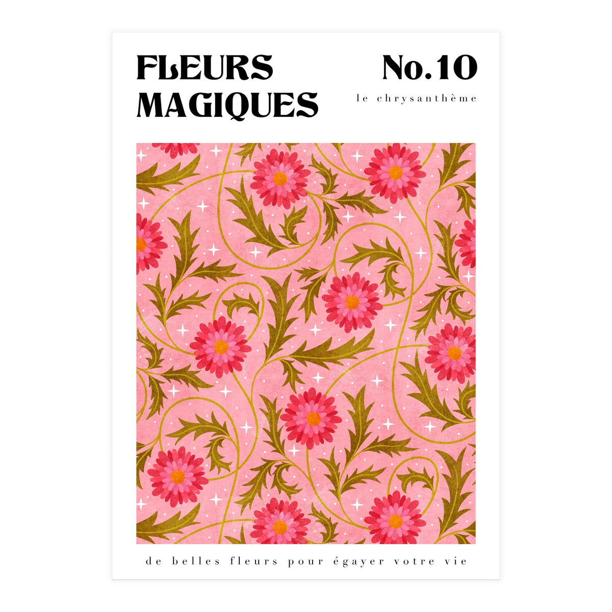Magical Flowers No.10 Chrysanthemums (Print Only)