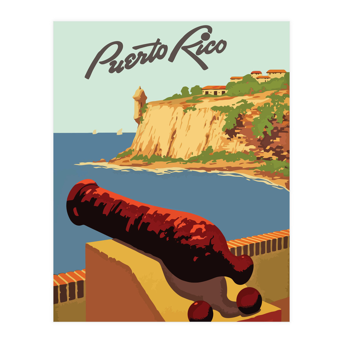 Puerto Rico, Cannon (Print Only)