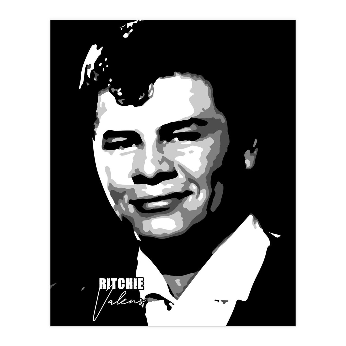 Ritchie Valens American Rock Musician Legend (Print Only)