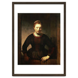 Rembrandt Harmenszoon van Rijn / 'Young Girl at an Open Half-Door', 1645. thumbnail