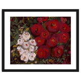 Vintage oil painted moody romantic Roses thumbnail