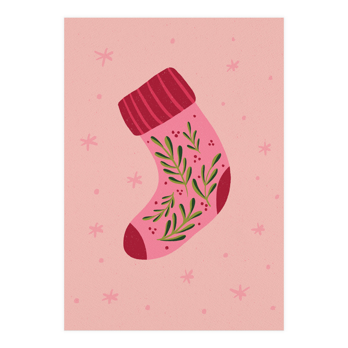 Christmas Sock (Print Only)