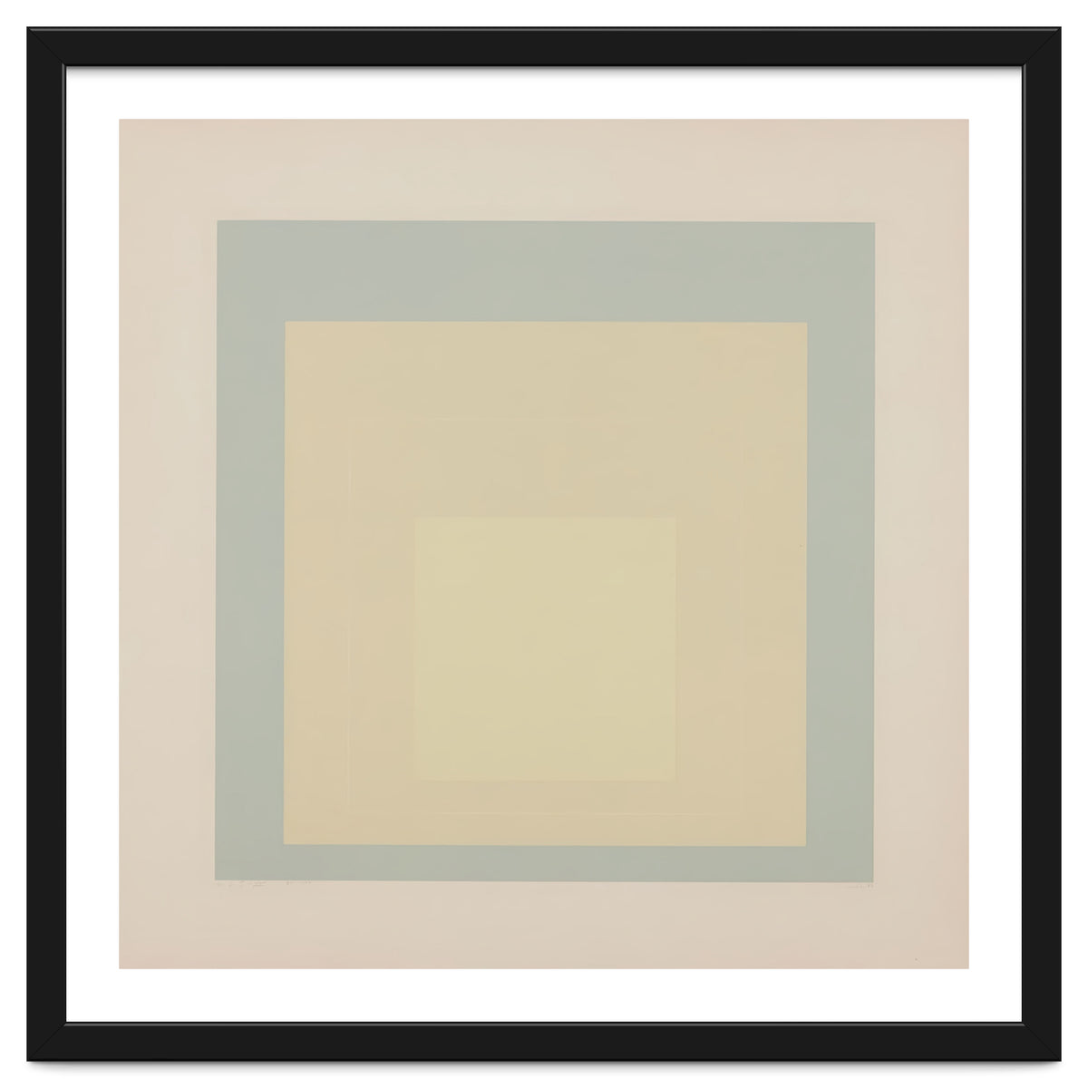 JOSEF ALBERS - HOMAGE TO THE SQUARE