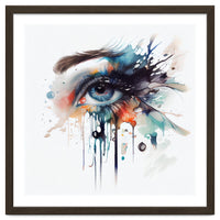 Watercolor Woman Eye #1