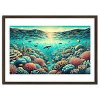 Vintage Australia, Great Barrier Reef Poster