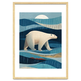 Polar Bear In The Blue Arctic thumbnail