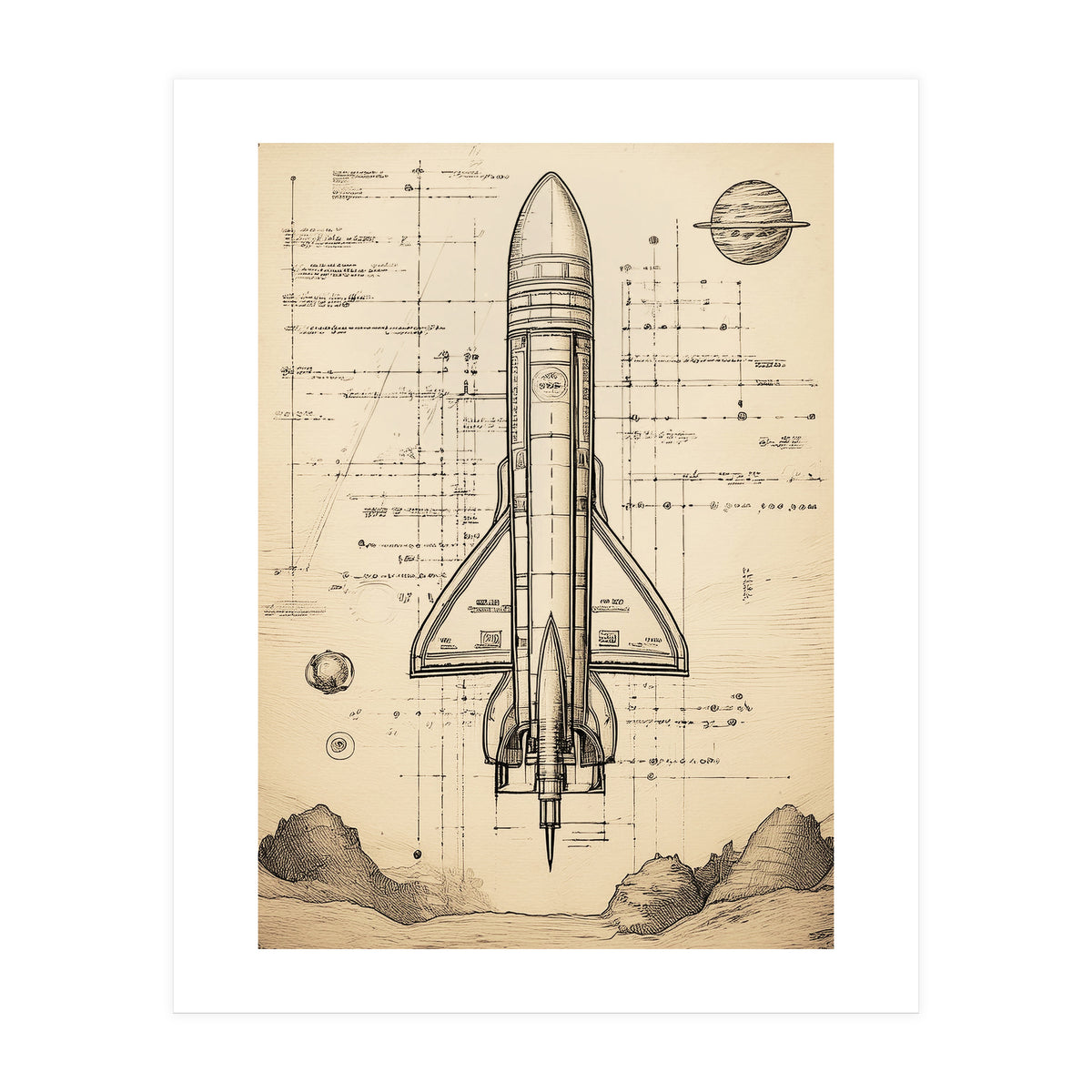 Back To The Moon 011 (Print Only)