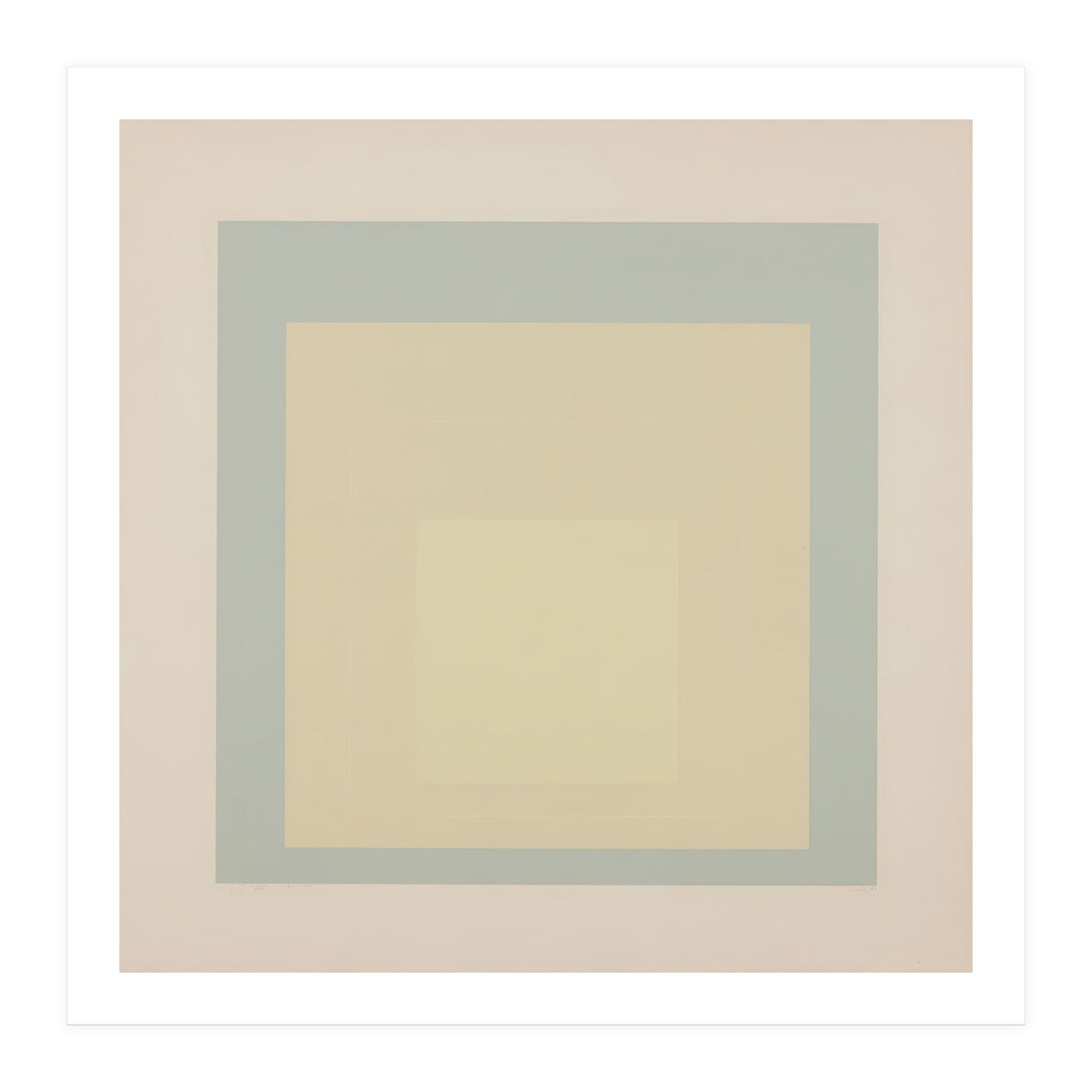 JOSEF ALBERS - HOMAGE TO THE SQUARE  (Print Only)