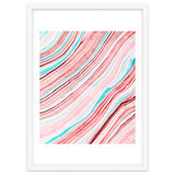 Between the Lines, Pastel Watercolor Abstract Painting, Subtle Neutral Minimal Illustration thumbnail