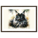 Majestic Long Haired Cat Portrait thumbnail