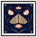 Moth And Flowers thumbnail