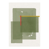 GREEN WATERCOLOR SHAPES NO.2 (Print Only) thumbnail