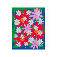 Bold Colorful Daisies (Print Only)