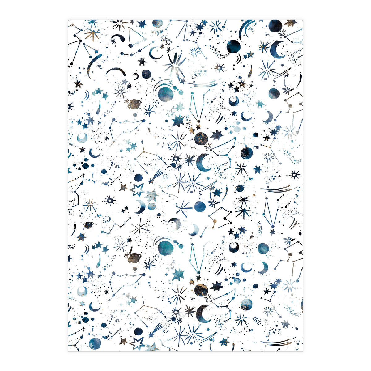 Astrology Space Planets Constellation (Print Only)