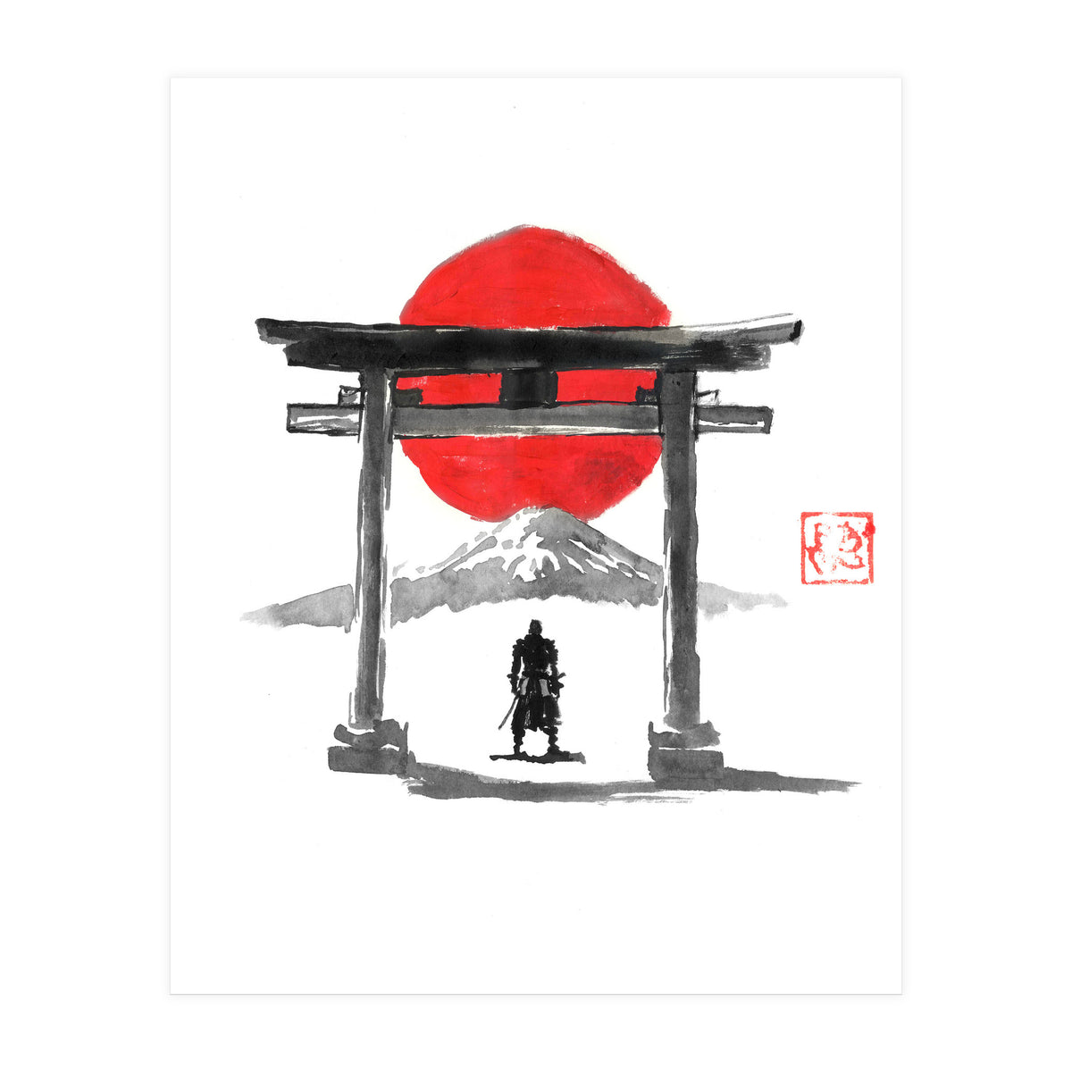 Samurai At The Gate (Print Only)