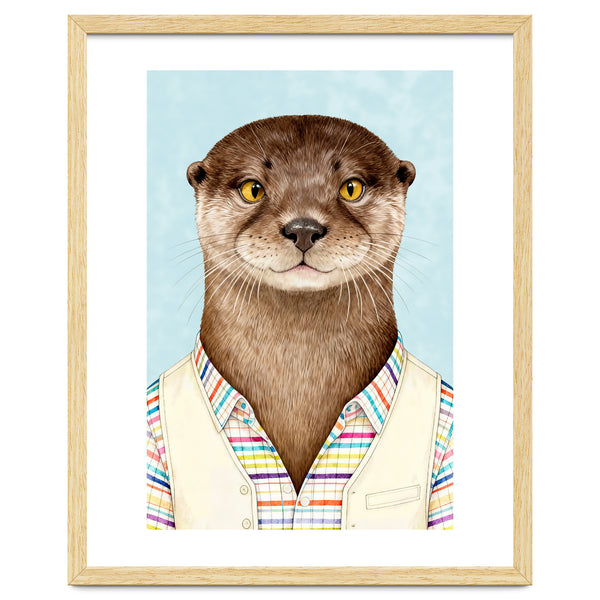 Otter Portrait in Jacket