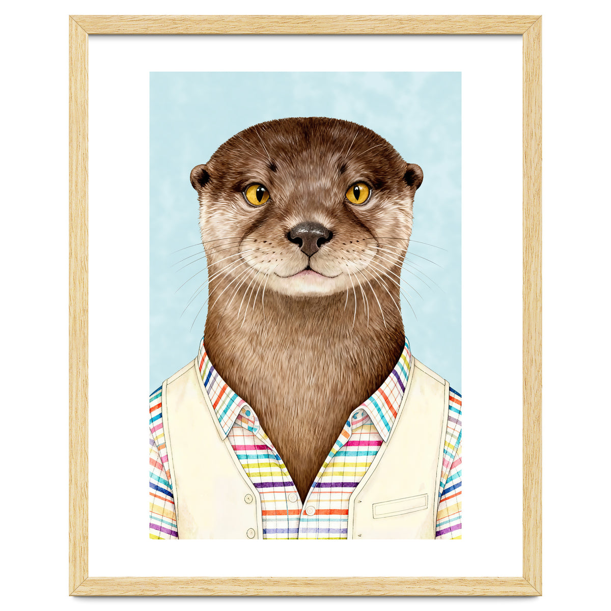 Otter Portrait in Jacket