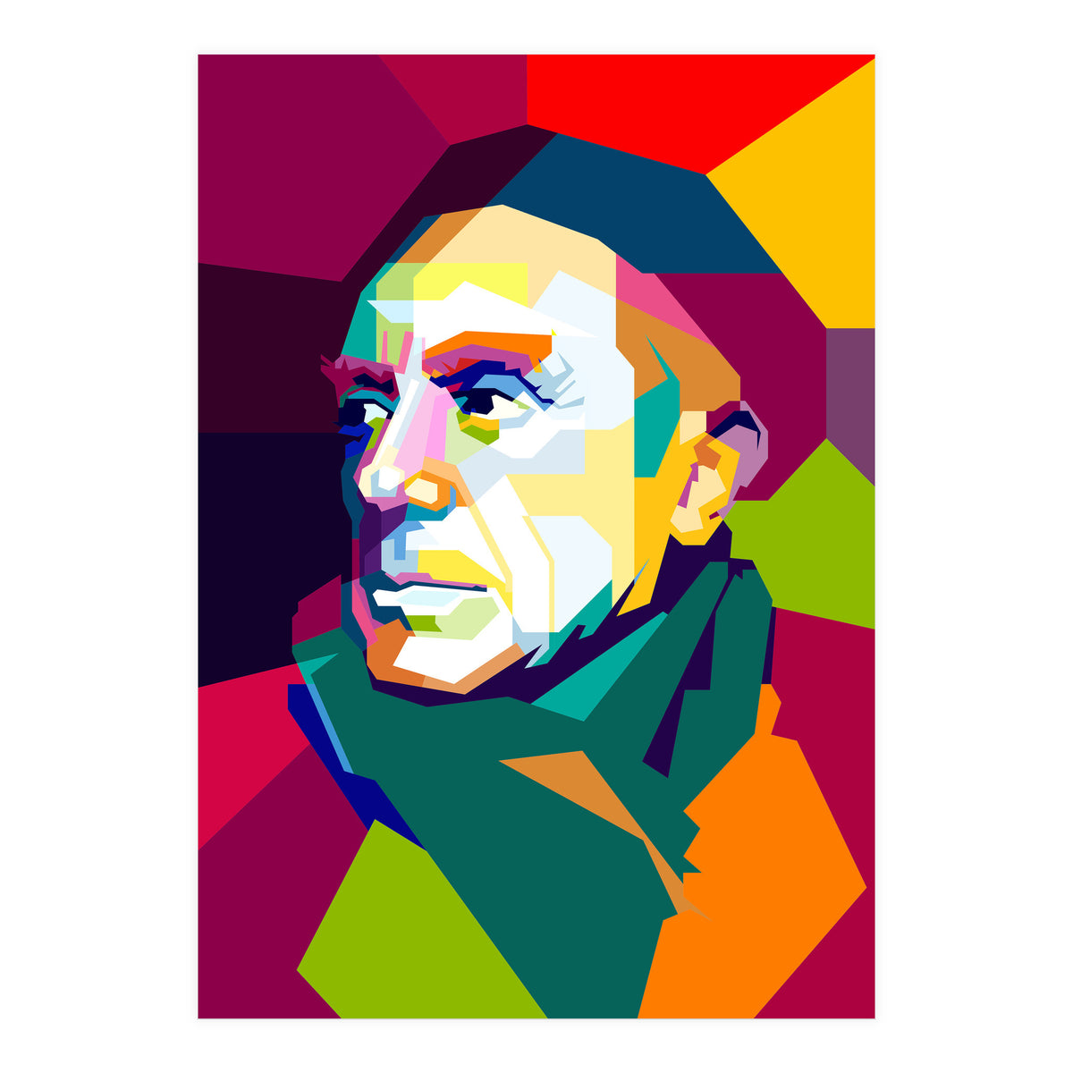Pablo Picasso Pop Art WPAP (Print Only)