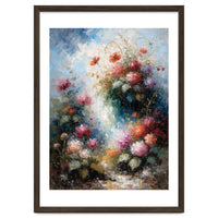 Ethereal Summer Garden Oil Painting