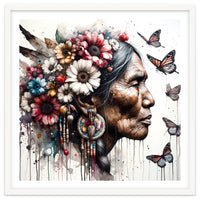 Matriarch With Wildflowers