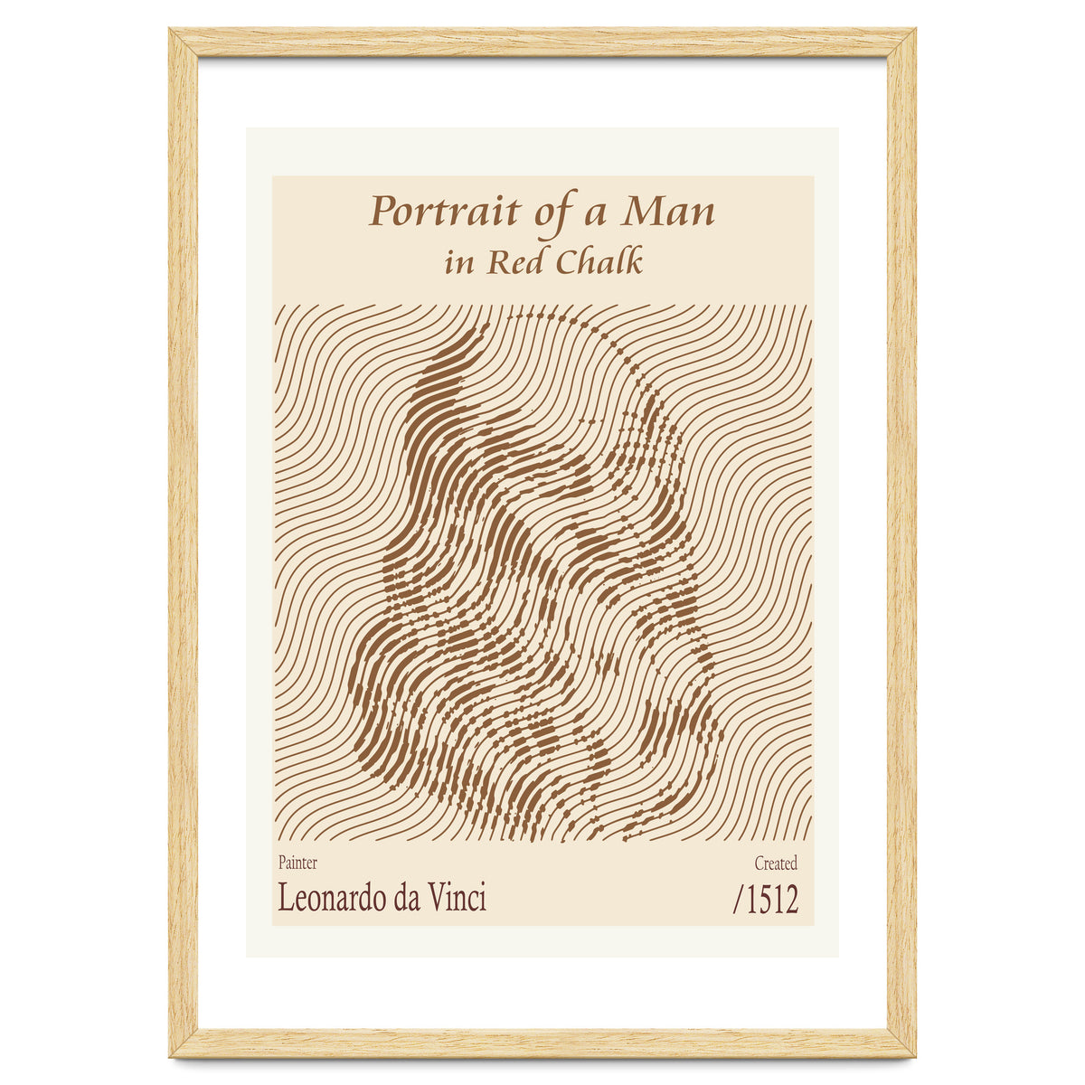 Portrait Of A Man In Red Chalk (self Portrait) – Leonardo Da Vinci (1512)